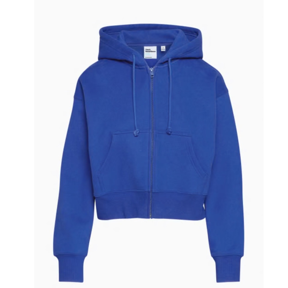 Aritzia Sweatfleece COZY FLEECE BOYFRIEND BOXY ZIP HOODIE - Medium